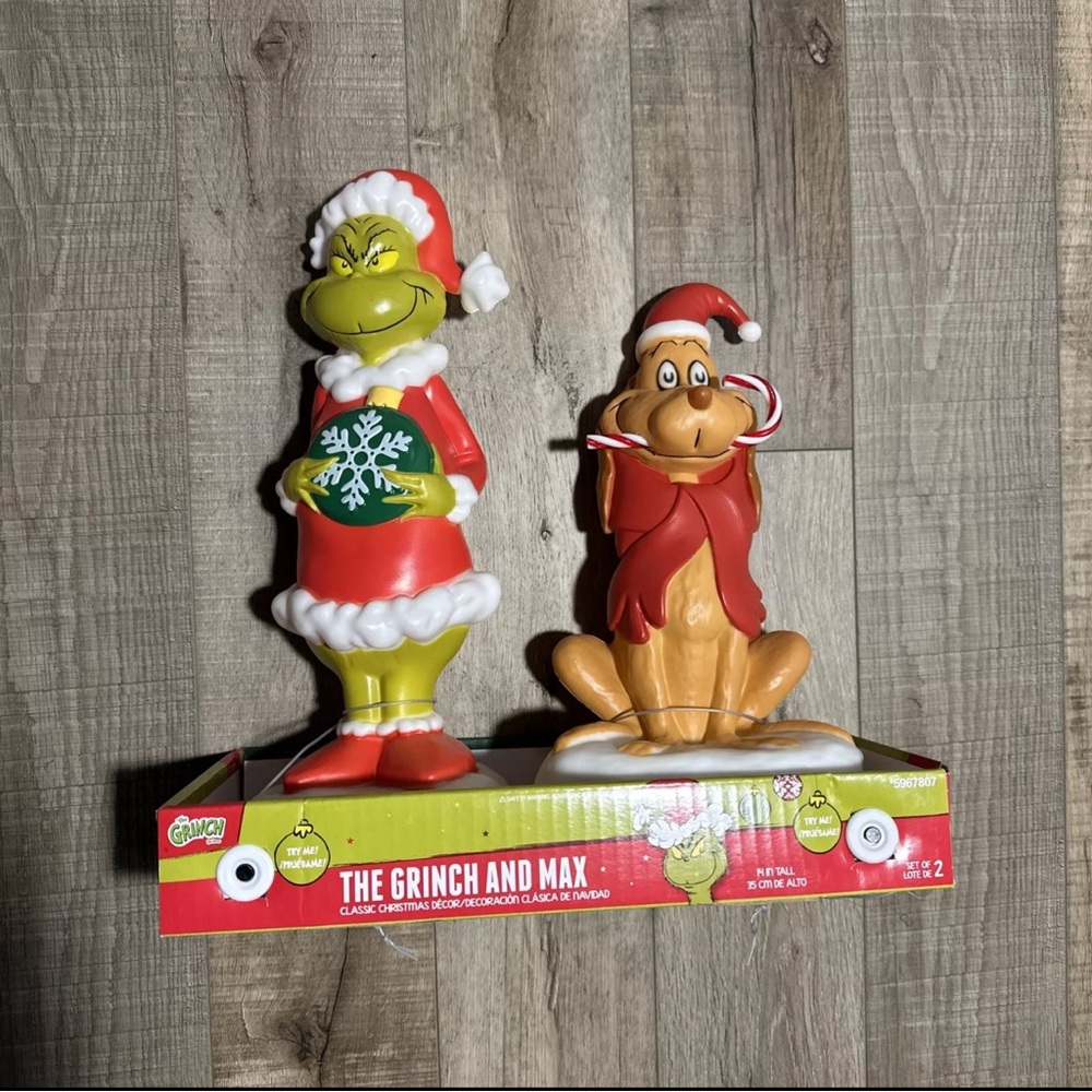 How The Grinch Stole Christmas Blow Mold And Dog Max 2 Piece